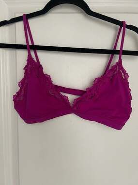 Skims Fits Everybody Lace Triangle Bralette Lollipop XL